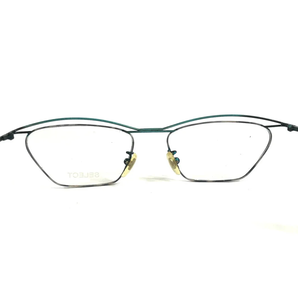 Select Eyeglasses Frames MOD.5020 COL.1124 Blue Pink Cat Eye Wire Rim 54-19-123